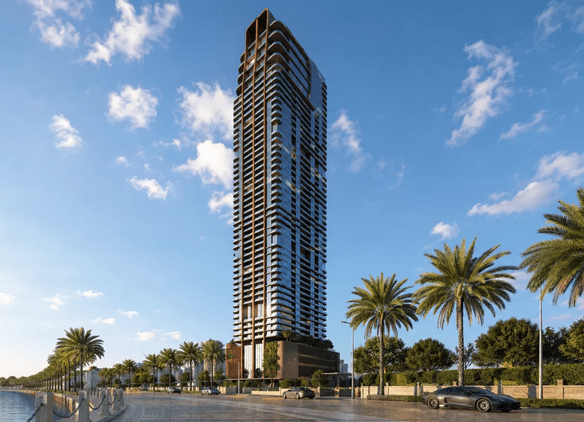 Tiger Al Ghaf Tower is a 50-floor beachfront landmark at Al Khan Beach, Sharjah, offering a perfect blend of cultural heritage and contemporary luxury. Located in one of Sharjah's most sought-after waterfront destinations, Tiger Al Ghaf Sharjah is designed with elegant architecture, premium finishes, and breathtaking sea view