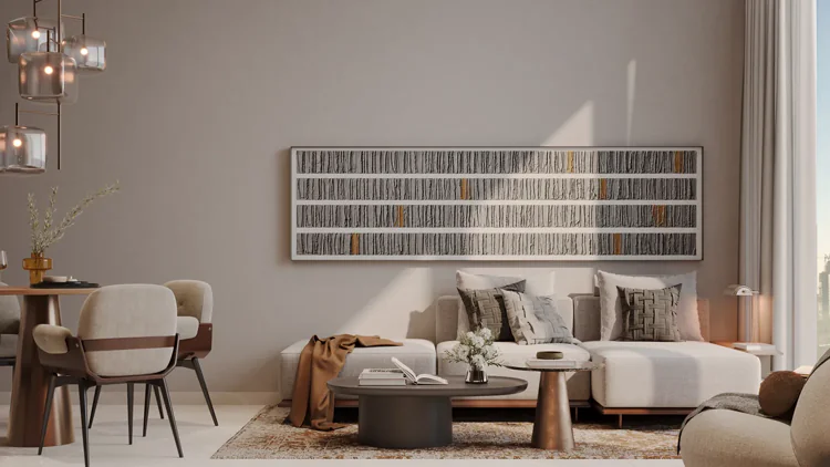 The Archive is a fully furnished residential development by Imtiaz Developments in Dubai Land Residence Complex. Its concept is centred around reading, quiet living and thoughtfully designed shared spaces.