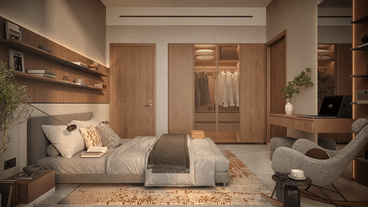 The Archive is a fully furnished residential development by Imtiaz Developments in Dubai Land Residence Complex. Its concept is centred around reading, quiet living and thoughtfully designed shared spaces.