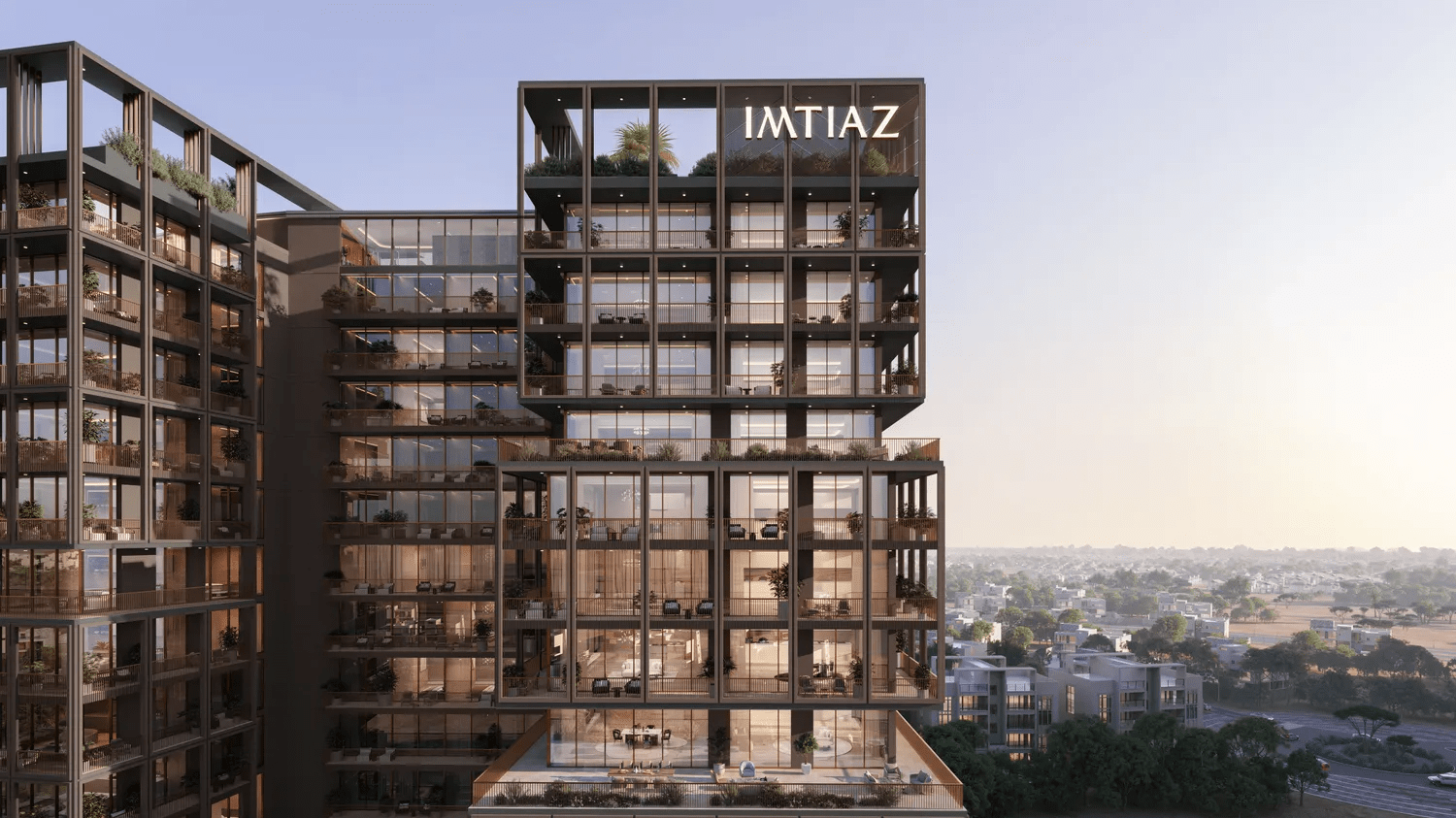 The Archive is a fully furnished residential development by Imtiaz Developments in Dubai Land Residence Complex. Its concept is centred around reading, quiet living and thoughtfully designed shared spaces.