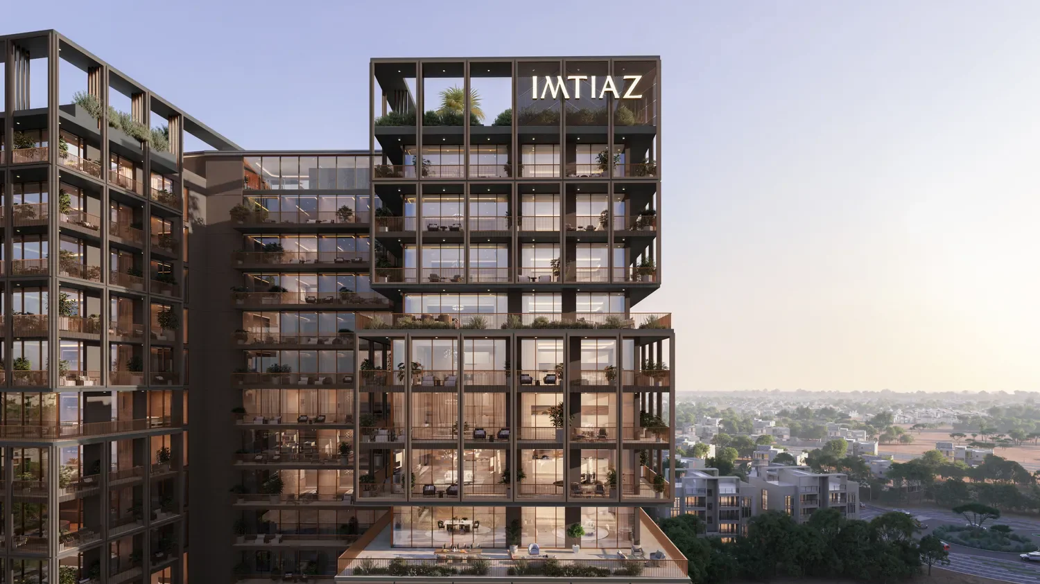 The Archive is a fully furnished residential development by Imtiaz Developments in Dubai Land Residence Complex. Its concept is centred around reading, quiet living and thoughtfully designed shared spaces.