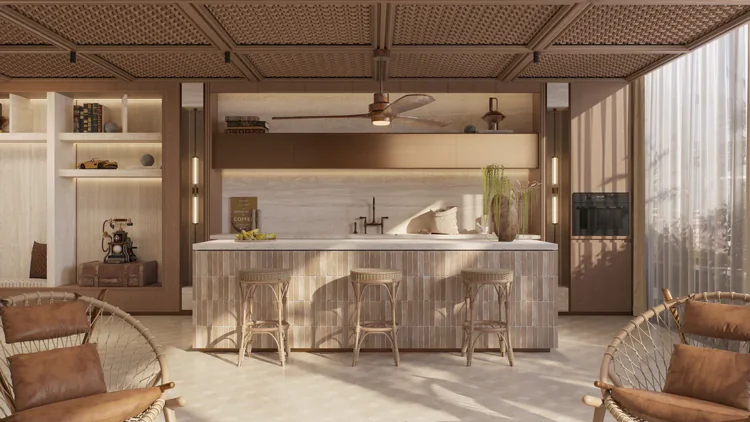 The Archive is a fully furnished residential development by Imtiaz Developments in Dubai Land Residence Complex. Its concept is centred around reading, quiet living and thoughtfully designed shared spaces.