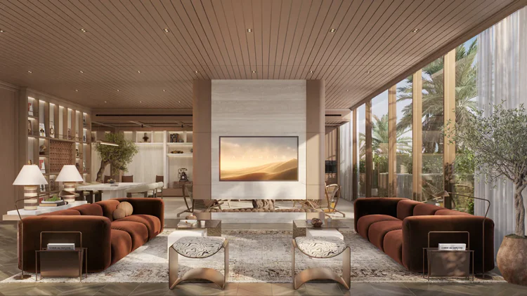 The Archive is a fully furnished residential development by Imtiaz Developments in Dubai Land Residence Complex. Its concept is centred around reading, quiet living and thoughtfully designed shared spaces.