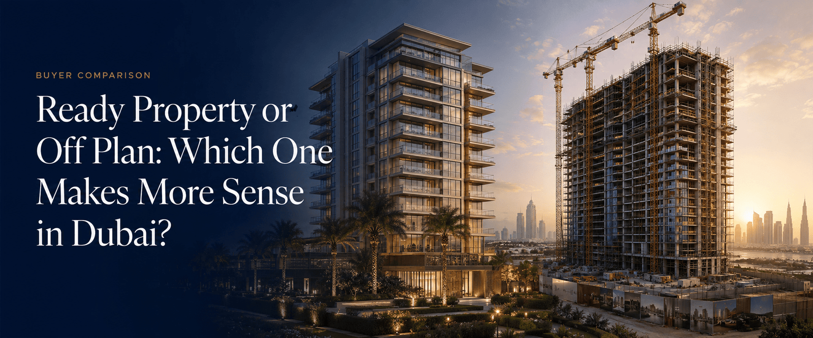 Ready Property or Off Plan in Dubai: Buyer Guide