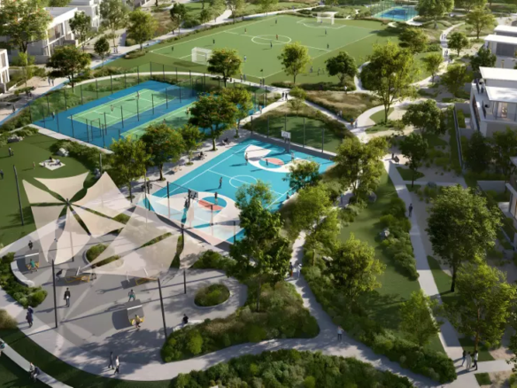 Alva at The Valley by Emaar - townhouse exterior render
