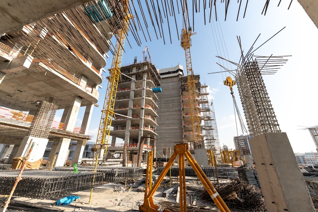 High-rise construction representing off-plan property development in Dubai